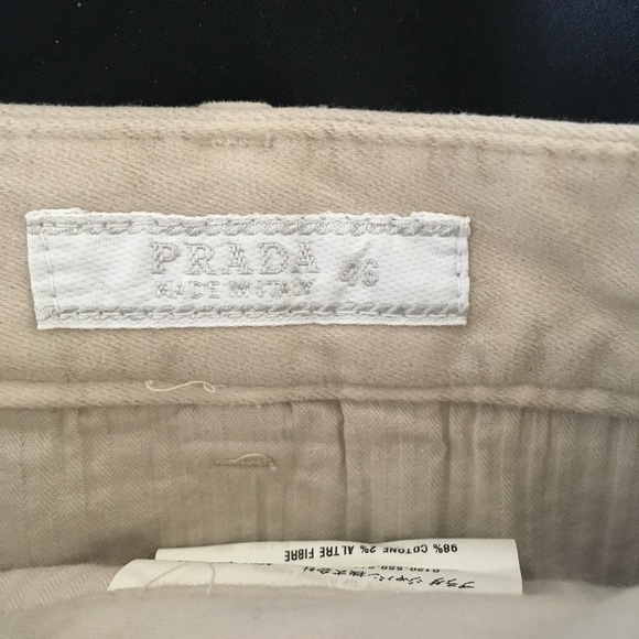 Prada beige trousers from s/s 2005. Condition 9/10